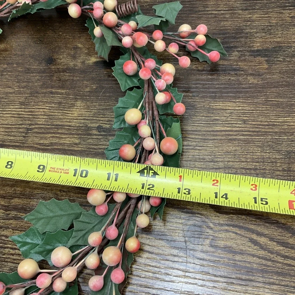 Harvest Wreath Cranberry Thanksgiving 12 In by Jim Marvins Collection